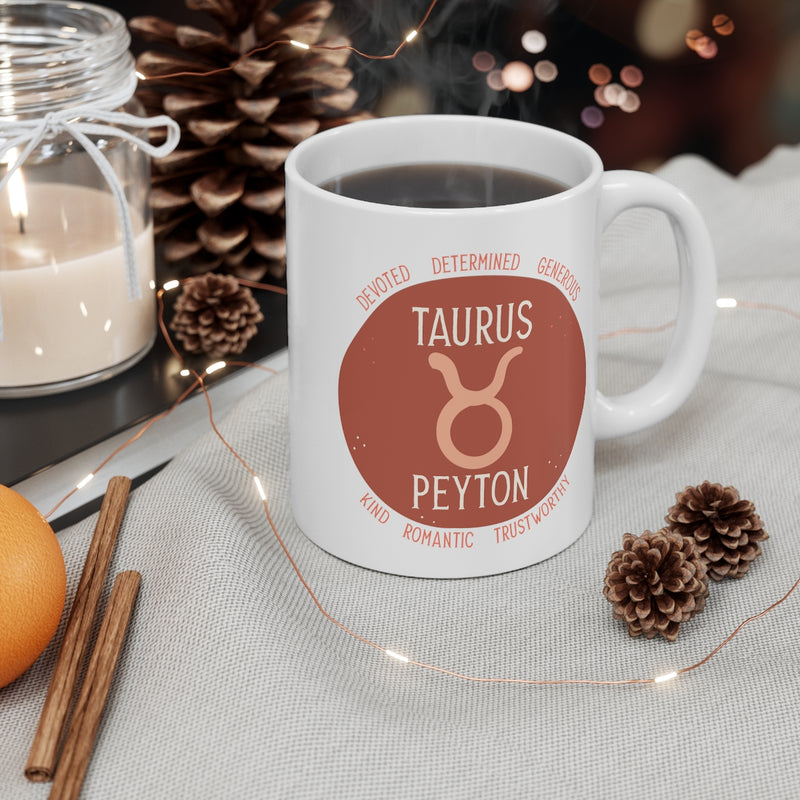 Personalized Taurus Girl Zodiac Mug 11oz Mugs  