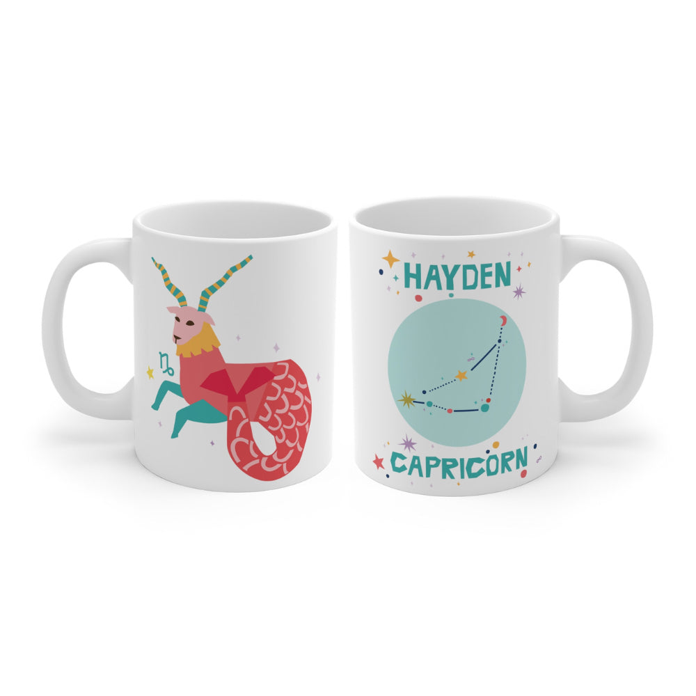 Personalized Capricorn Zodiac Mug 11oz