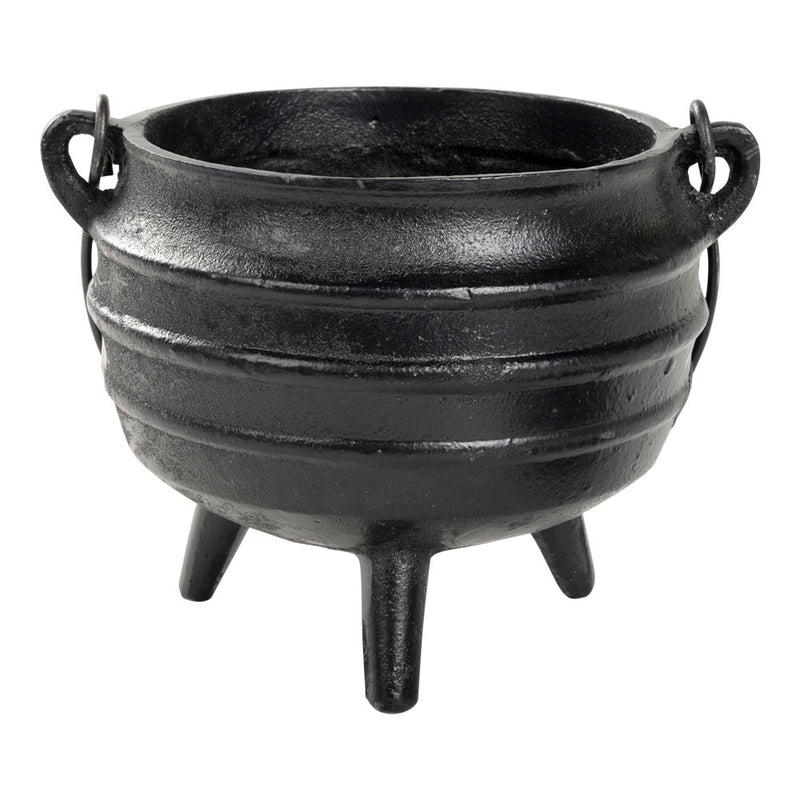 Ribbed Cast Iron Cauldron - Medium 6" Cauldrons  
