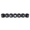 Ceramic Moon Phases Chime Candle Holders - Set of 7 Candle Holders  