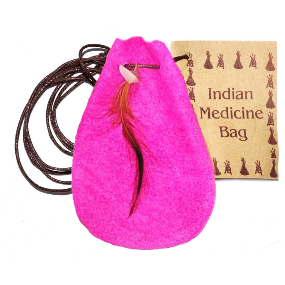 Medicine Bag - 3 inch Small Bags Pink 