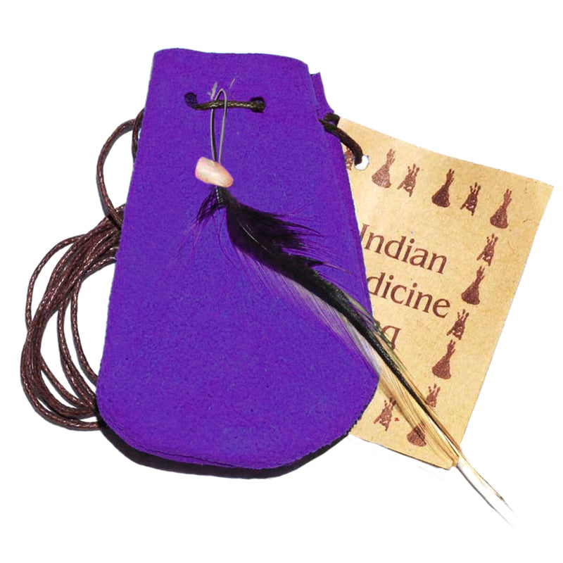 Medicine Bag - 3 inch Small Bags Purple 
