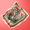 Beltane Stained Glass Premium Altar Cloth The Carnelian Cauldron
