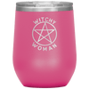 Witchy Woman Engraved Wine Tumbler Wine Tumblers Pink 