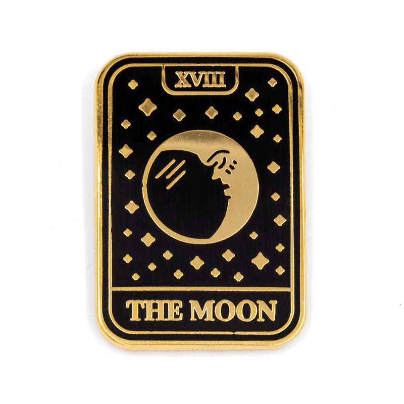 Moon Tarot Enamel Pin Pins  