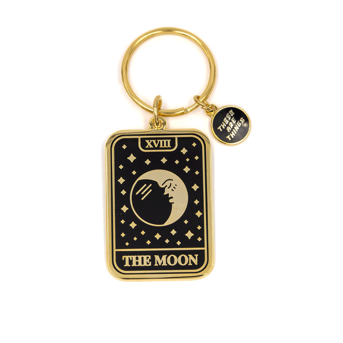 Moon Tarot Enamel Keychain Keychains  
