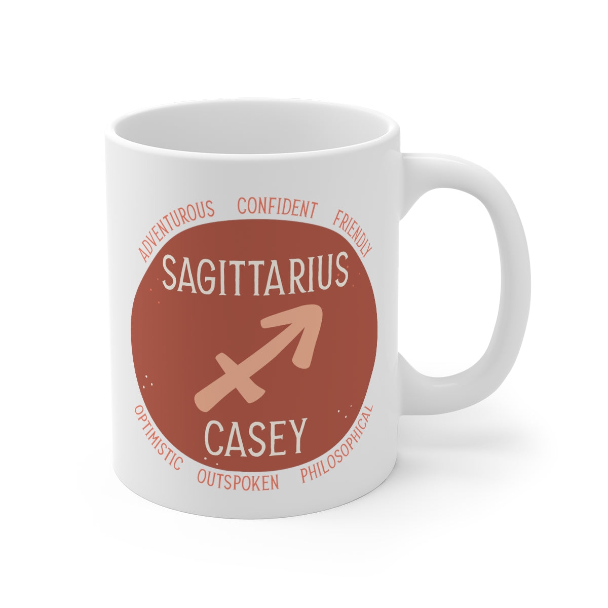 Personalized Sagittarius Girl Zodiac Mug 11oz Mugs  