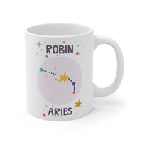 Personalized Aries Zodiac Mug 11oz Mugs 11oz 