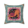 Leo Zodiac Throw Pillow Home Decor 20" × 20" 