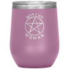 Witchy Woman Engraved Wine Tumbler Wine Tumblers Light Purple 