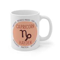 Personalized Capricorn Girl Zodiac Mug 11oz Mugs 11oz 