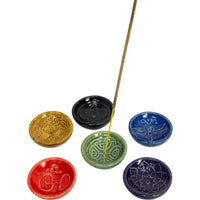 Small Ceramic Bowl Incense Holder - 6 Styles Available Incense Holders  