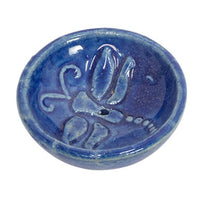 Small Ceramic Bowl Incense Holder - 6 Styles Available Incense Holders Blue Dragonfly 