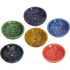 Small Ceramic Bowl Incense Holder - 6 Styles Available Incense Holders Set of 6 - All Colors 