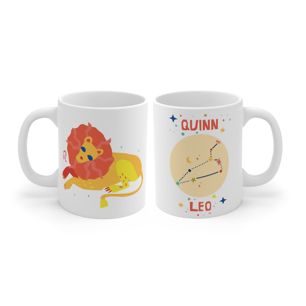 Personalized Leo Zodiac Mug 11oz Mugs  