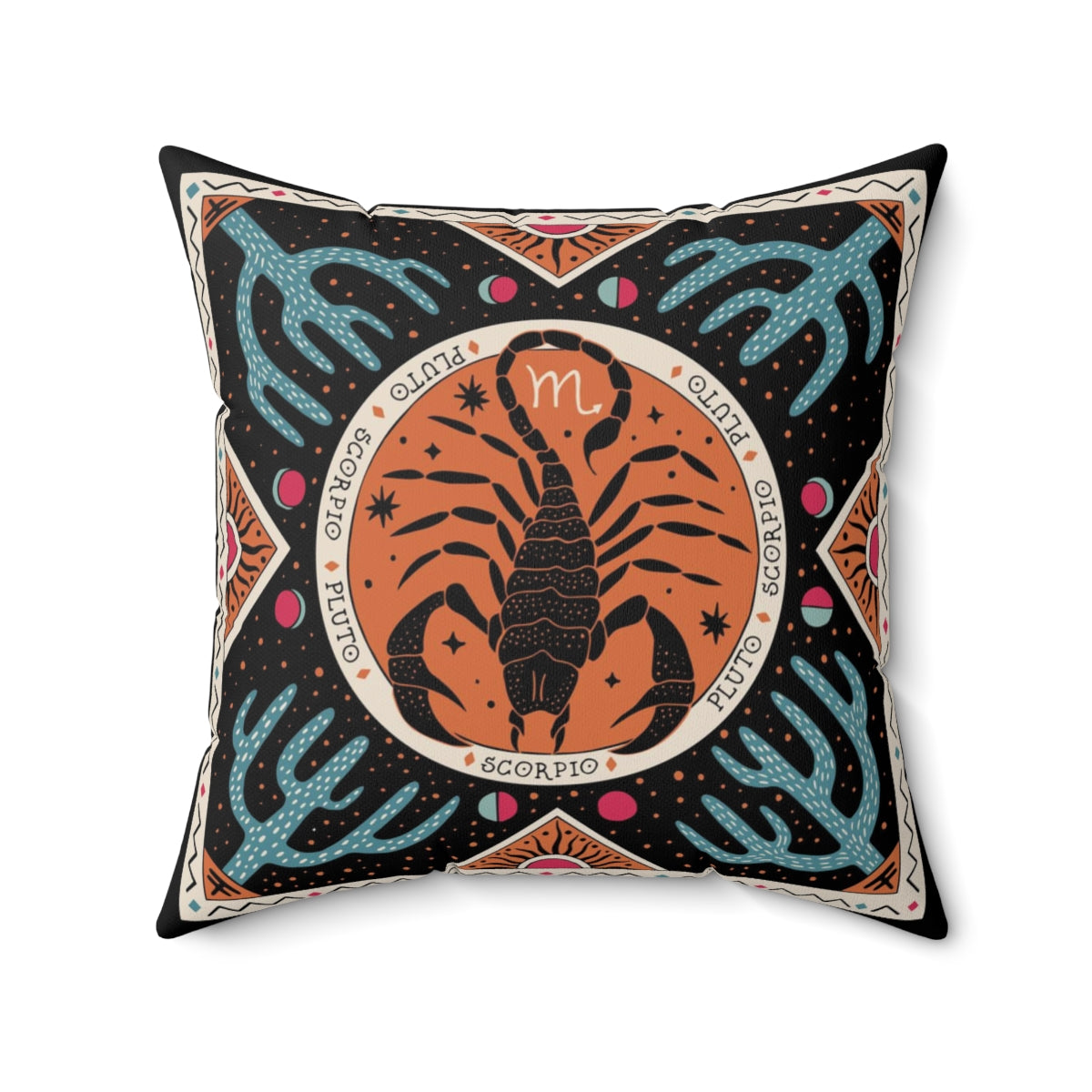 Scorpio Zodiac Throw Pillow Home Decor 20" × 20" 