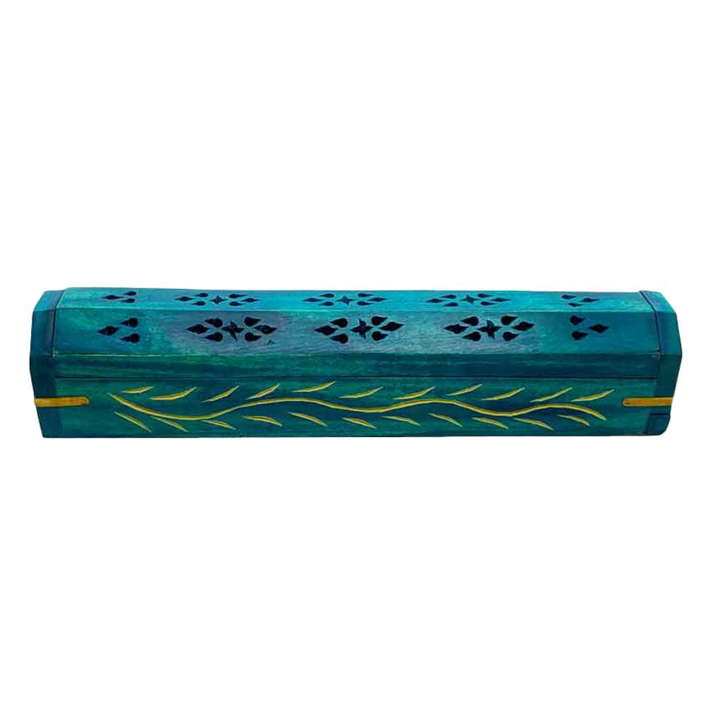 Turquoise Incense Burner and Storage Box Incense Holders  