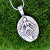 Spiral Goddess Pewter Pendant - Amulets of Avalon Collection Necklaces  