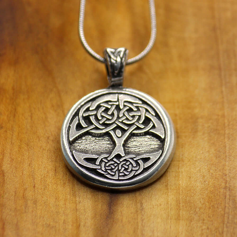 Celtic Tree of Life Pewter Pendant Necklaces  