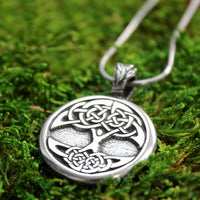 Celtic Tree of Life Pewter Pendant Necklaces  