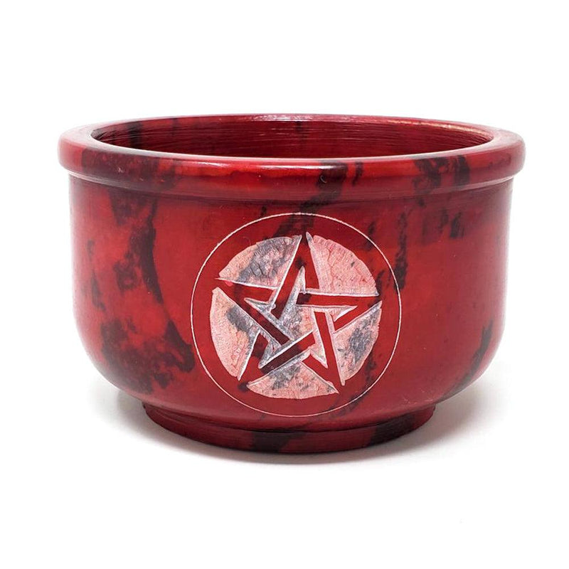 Pentagram Soapstone Ritual Bowl Ritual Bowls  