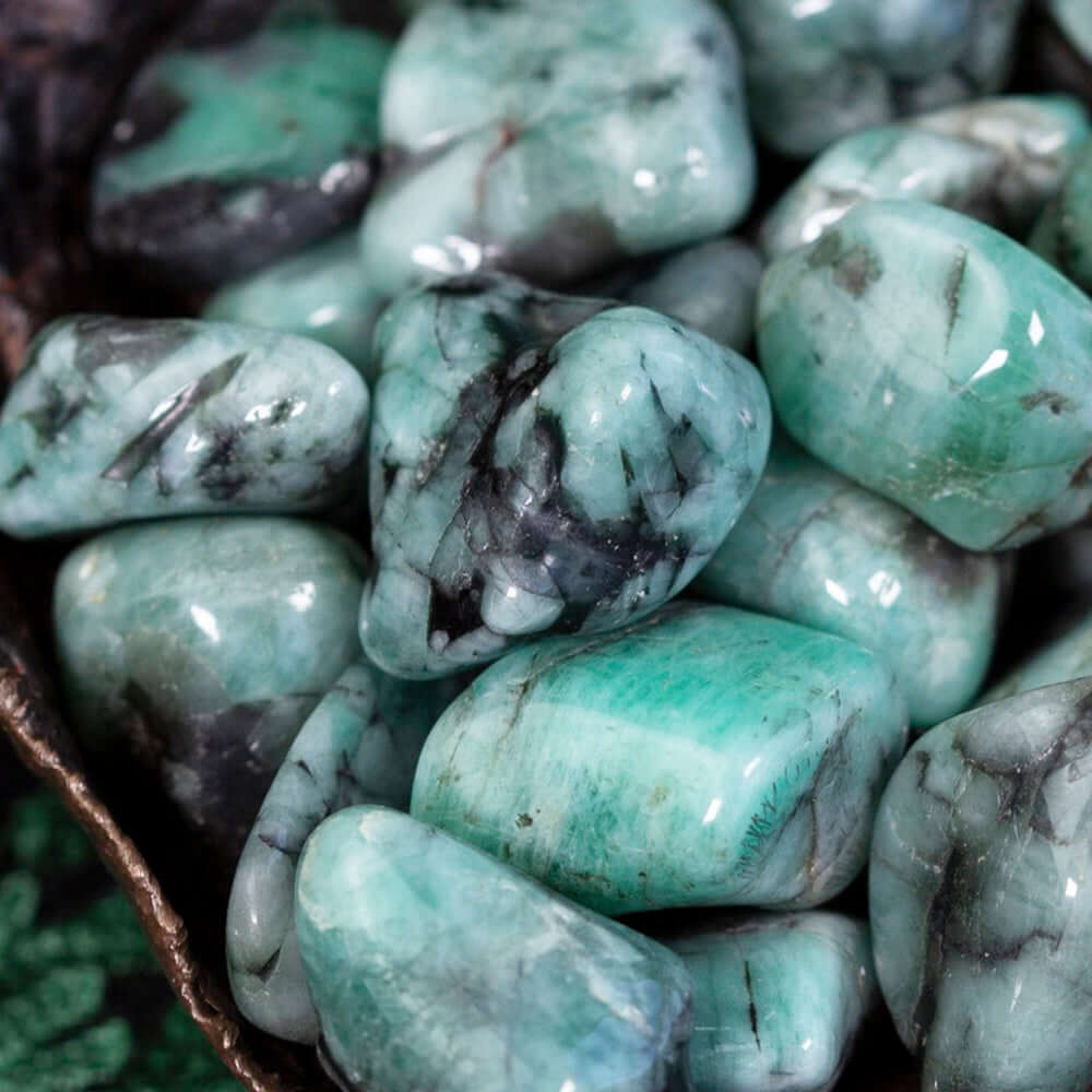 Emerald Tumbled Crystal Tumbled Crystals  