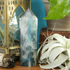 Rainbow Fluorite Crystal Point - Medium 5.5 inches tall Crystal Points  