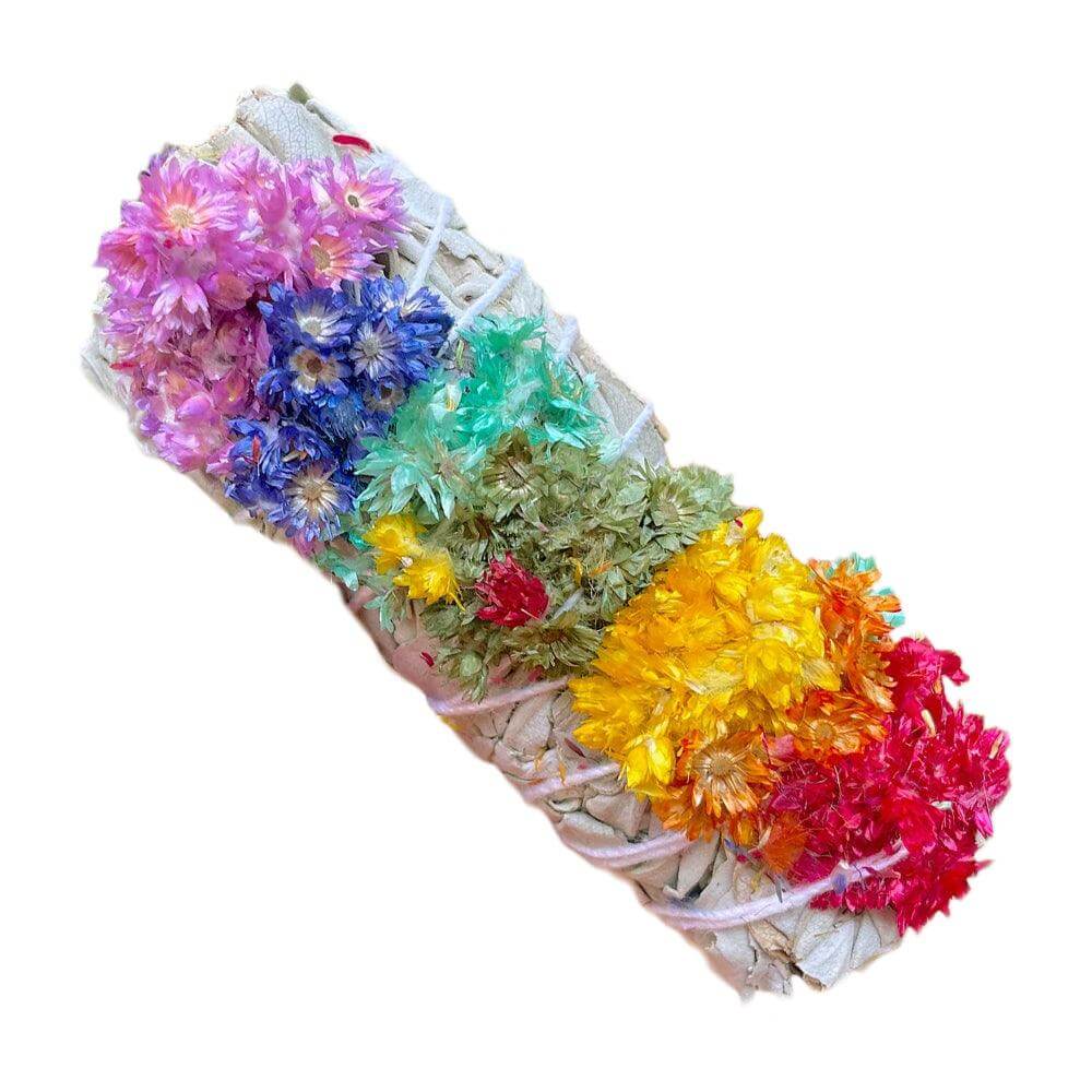 Chakra Rainbow Smoke Cleansing Bundle (Smudge Stick) Smudge Sticks  