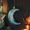 Teal LED Hanging Moon Light Lighting  