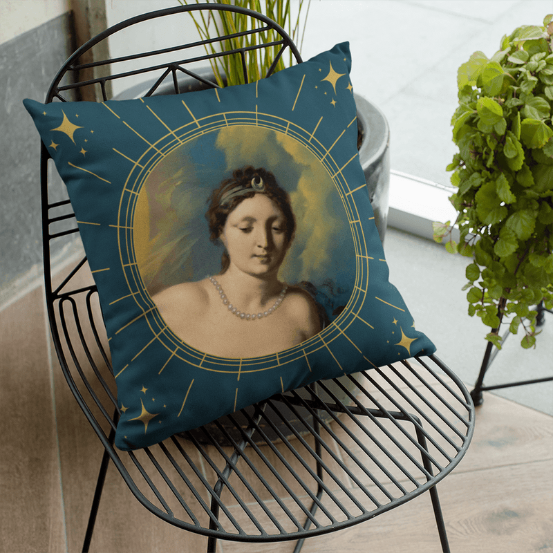 Moon Goddess Pillow - Selene Home Decor  