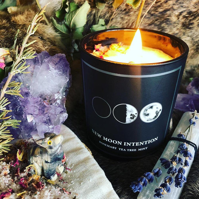 New Moon Intention Candle Candles  
