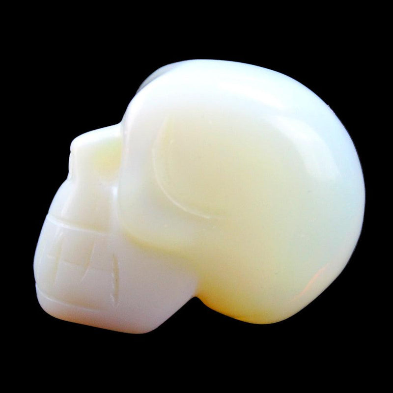 Opalite Crystal Skull Carving - 1.5 Inches Crystal Carvings  