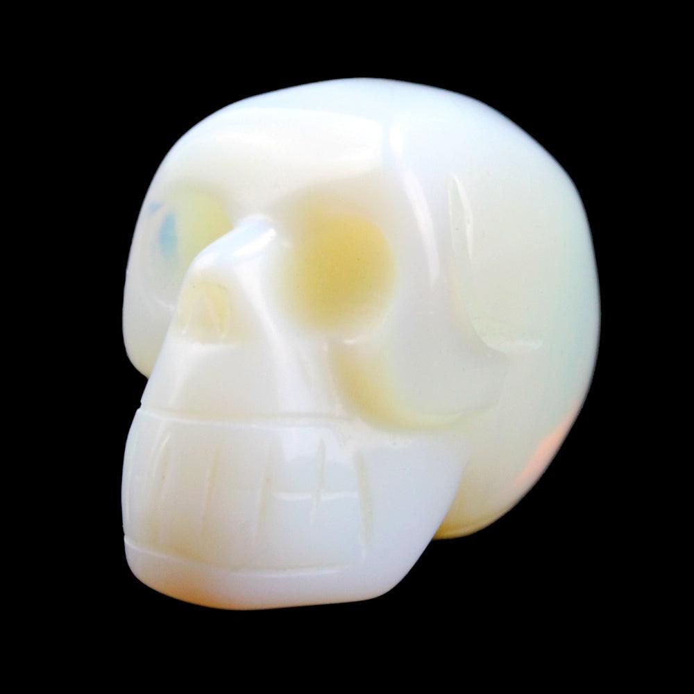 Opalite Crystal Skull Carving - 1.5 Inches Crystal Carvings  