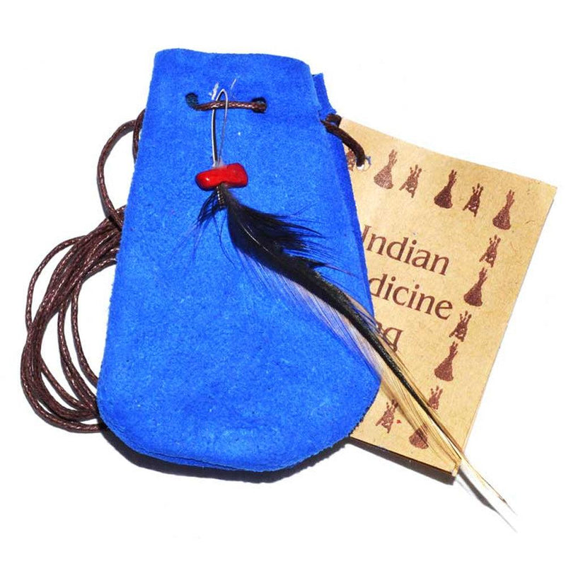 Medicine Bag - 3 inch Small Bags Blue 