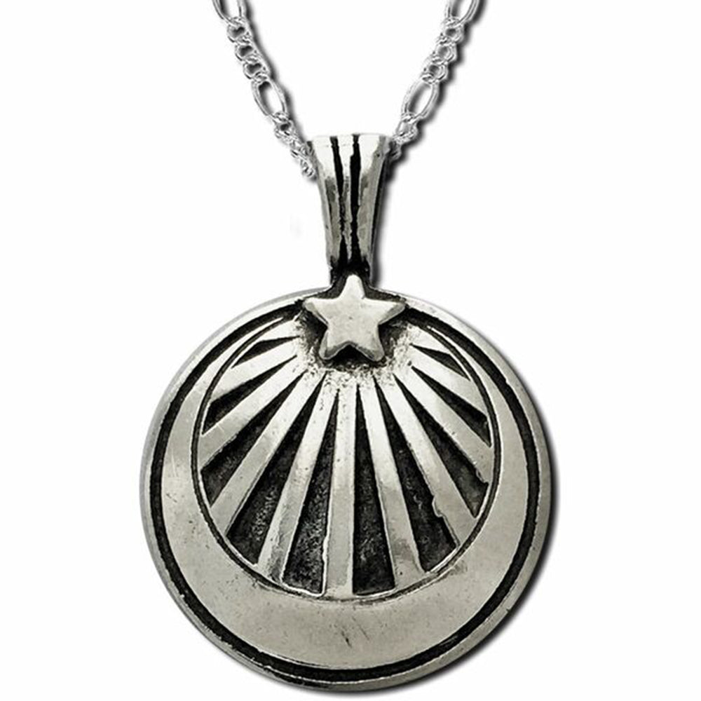 Rays of Inspiration Pewter Pendant Necklaces  