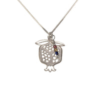 Sterling Silver Pomegranate Necklace Necklaces  