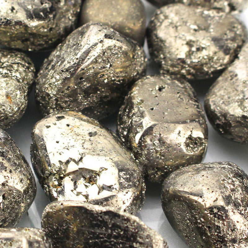 Iron Pyrite Tumbled Crystal Tumbled Crystals  