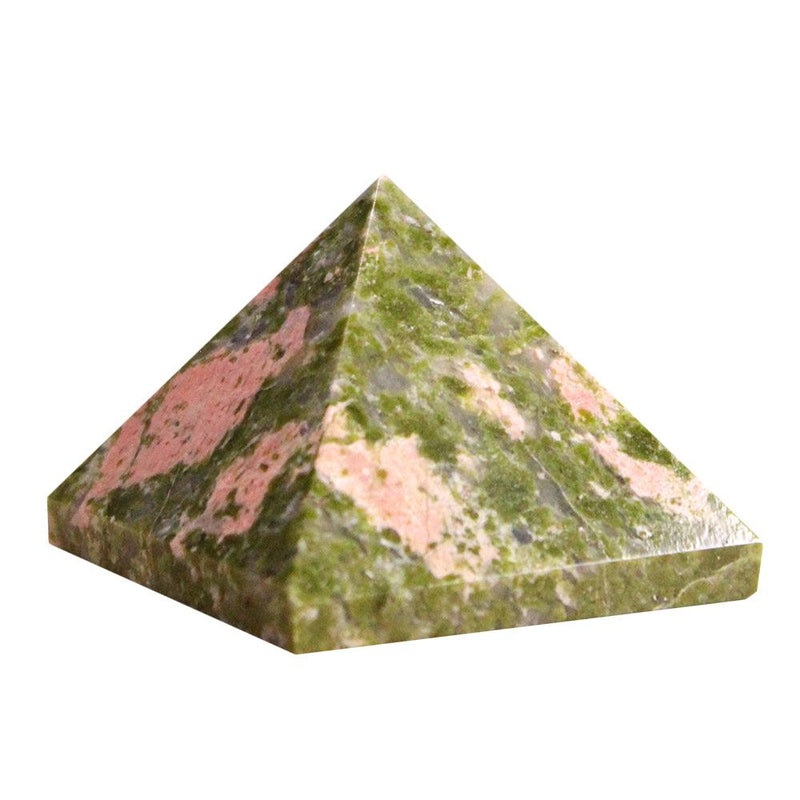 Unakite Pyramid 60-70 mm Crystal Pyramids  