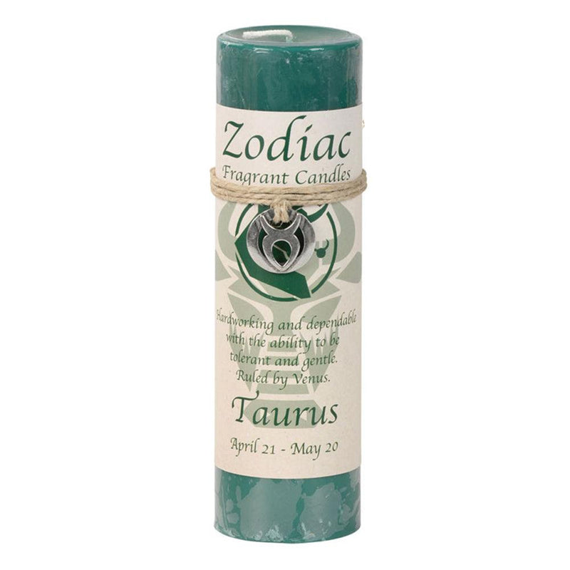Zodiac Pewter Pendant Candles Candles Taurus 