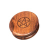 Pentagram Carved Wooden Herb Grinder Herb Grinders  
