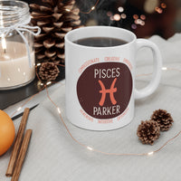 Personalized Pisces Girl Zodiac Mug 11oz Mugs  
