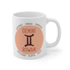 Personalized Gemini Girls Zodiac Mug 11oz Mugs  