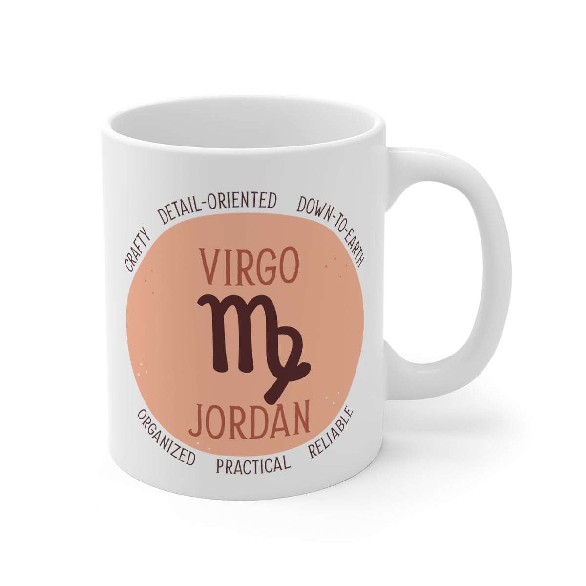Personalized Virgo Girl Zodiac Mug 11oz Mugs  