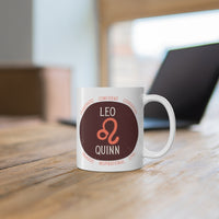 Personalized Leo Girl Zodiac Mug 11oz Mugs  