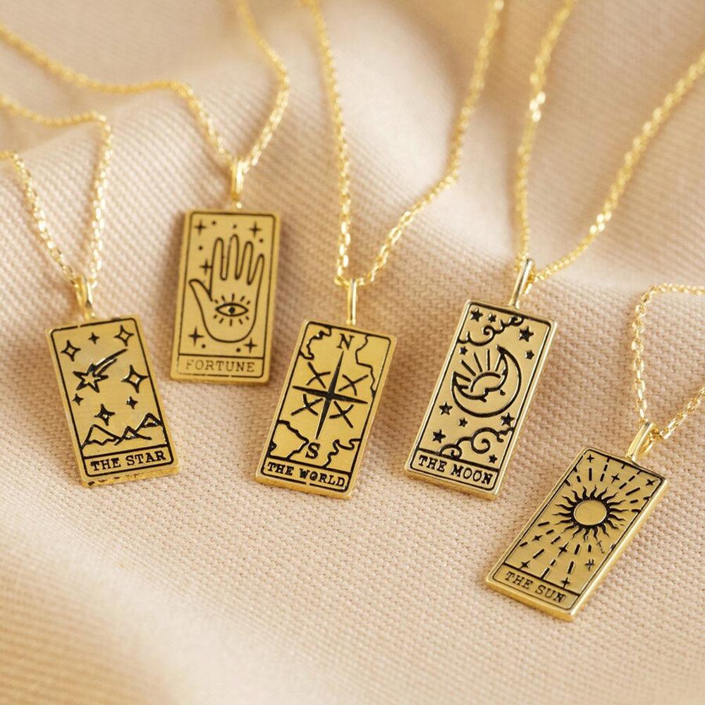 gold tarot card pendant necklaces group o21a2824 1000 6fa6469b a2d8 44d1 ac0c 188001c49f58