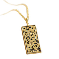 The Moon Tarot Card Necklace Necklaces  