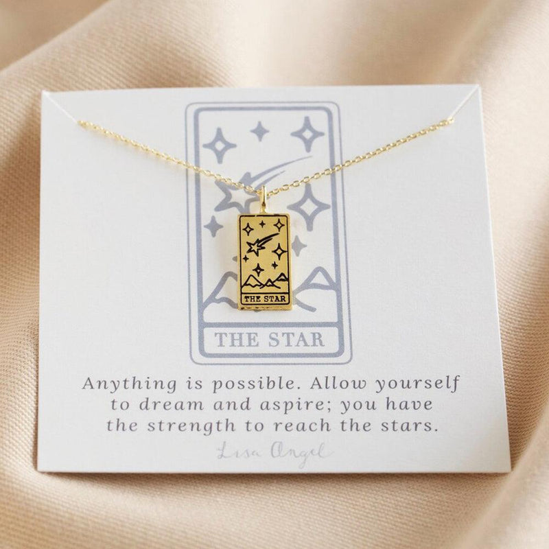 The Star Tarot Card Necklace Necklace  