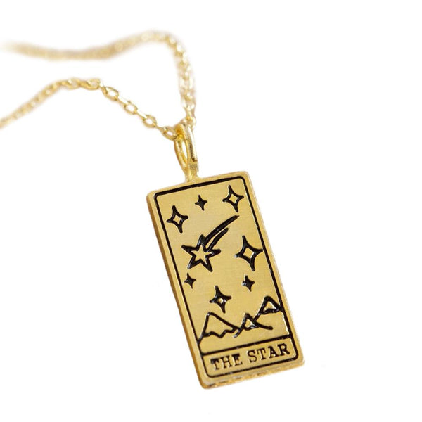 Sparkling Faith - The Star Tarot Card Pendant Necklace | Karma and Luck