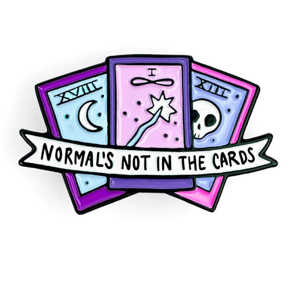 Normal's Not in the Cards Enamel Pin Pins  