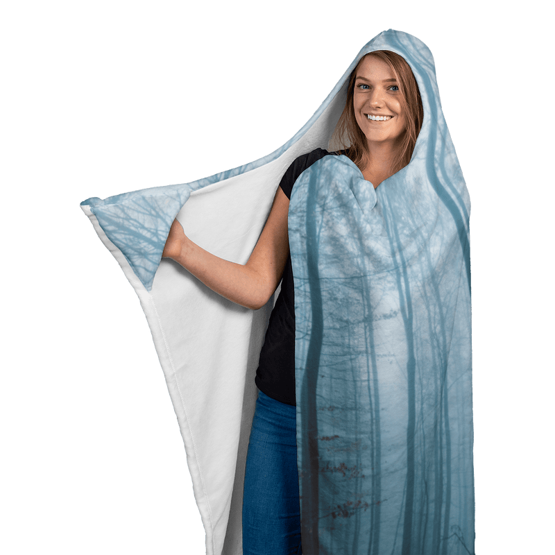 Mossy Forest Hooded Blanket - Misty Hooded Blankets  